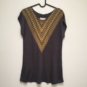 Raven & Lily Ethnic Print Top